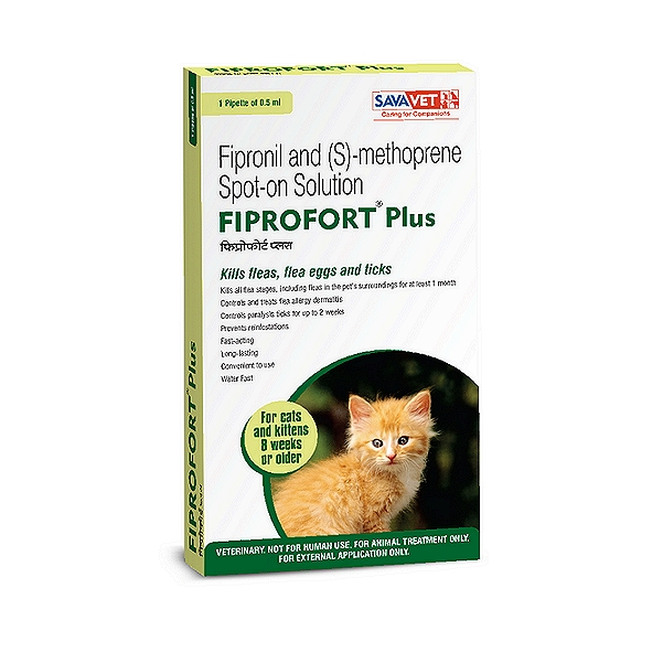 SAVAVET FIPROFORT Plus Spot-On Solution for Cats