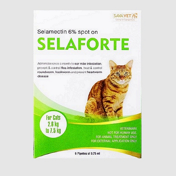 SAVAVET SELAFORTE Spot-On Solution for Cats