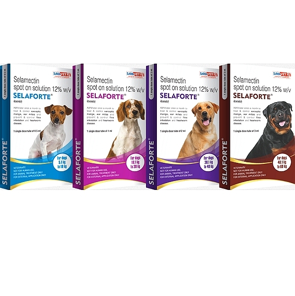 SAVAVET Selaforte Spot-On Solution for Dogs