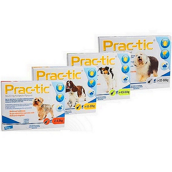 Elanco Prac-tic Spot-On Solution for Dogs