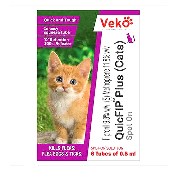 Veko QuicFIP Plus Spot-On Solution for Cats