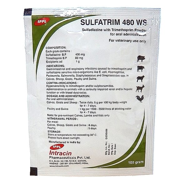 Sulfadiazine & Trimethoprim Oral Powder